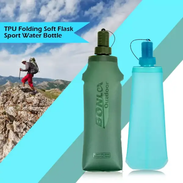 Botella de agua plegable de TPU Botella de agua plegable de TPU