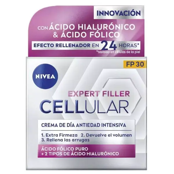 Crema de Día NIVEA Hyaluron Cellular Expert Filler FP30 Crema de Día NIVEA Hyaluron Cellular Expert Filler FP30