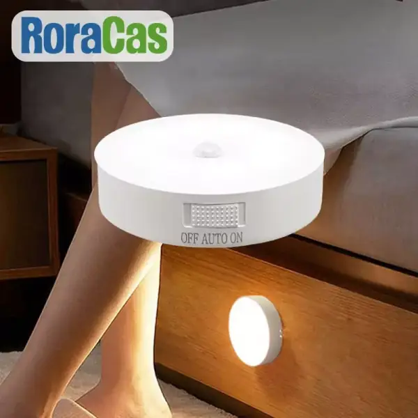 Luz con sensor de movimiento recargable USB Luz con sensor de movimiento recargable USB