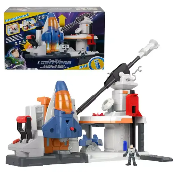 Set Imaginext Lightyear Comando estrella Levanta y lanza Set Imaginext Lightyear Comando estrella Levanta y lanza