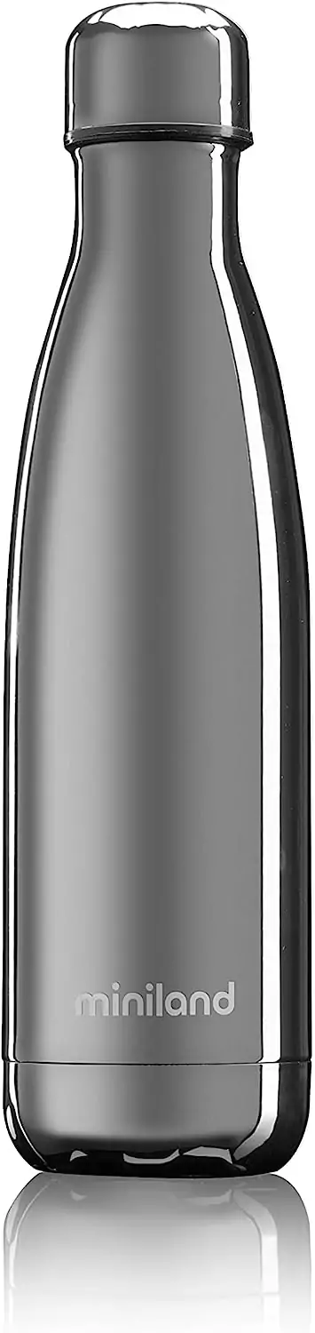 Botella Miniland Bottle Deluxe Silver 500ml Botella Miniland Bottle Deluxe Silver 500ml