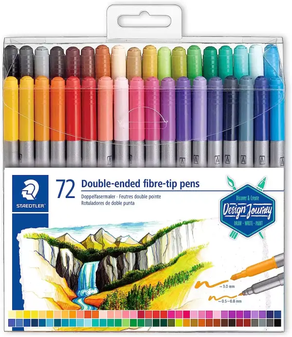 72 Rotuladores para Lettering de Doble Punta 72 Rotuladores para Lettering de Doble Punta
