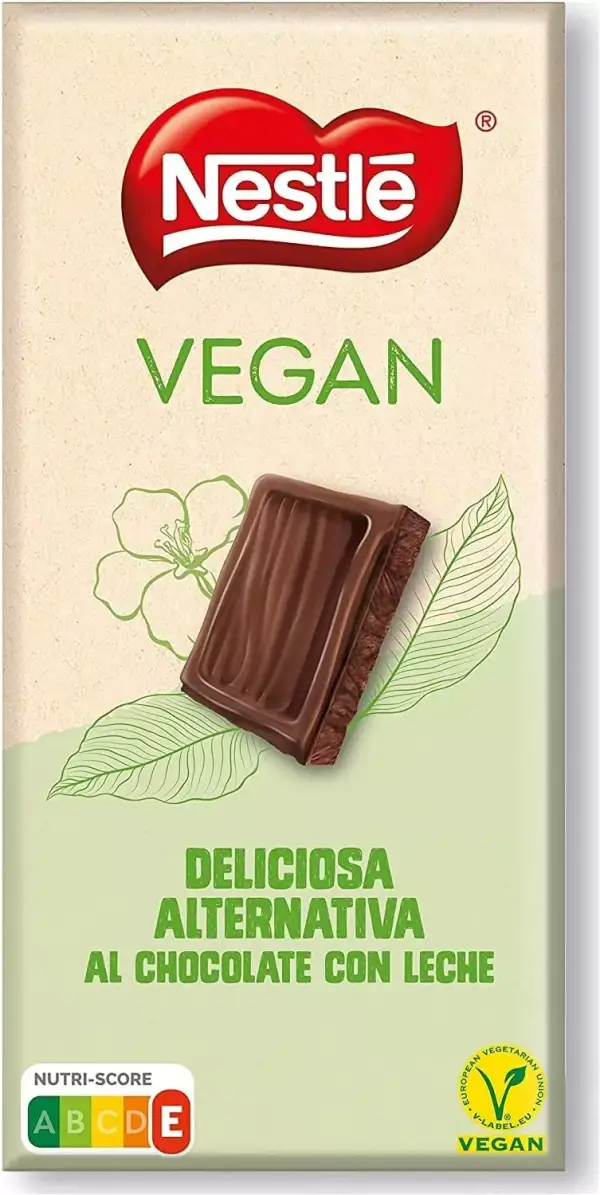 Pack 18x Chocolate con leche vegana Nestlé Vegan 90 g Pack 18x Chocolate con leche vegana Nestlé Vegan 90 g