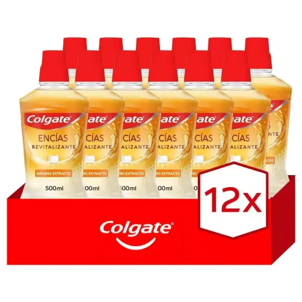 Pack 12x Enjuague bucal Colgate con extracto de gingseng Pack 12x Enjuague bucal Colgate con extracto de gingseng