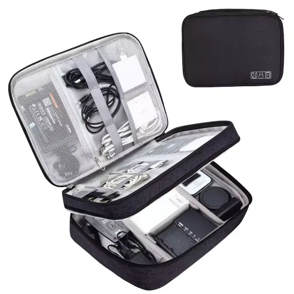 Bolsa de almacenamiento organizadora de accesorios electrónicos Bolsa de almacenamiento organizadora de accesorios electrónicos