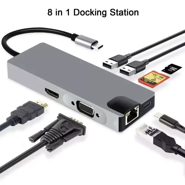 HUB 8 en 1 USB-C HUB 8 en 1 USB-C