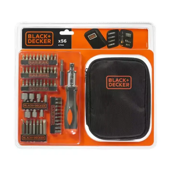 Juego de 56 piezas Black and Decker Juego de 56 piezas Black and Decker