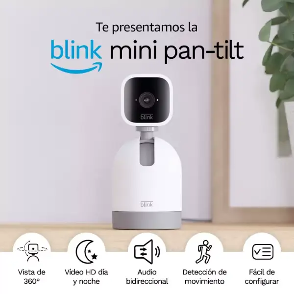 Cámara inteligente orientable Blink Mini Pan-Tilt HD Cámara inteligente orientable Blink Mini Pan-Tilt HD