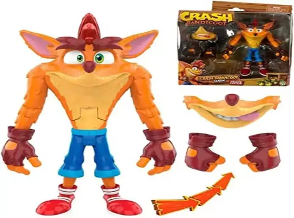 Figura Articulada Crash Bandicoot Bizak 15cm Figura Articulada Crash Bandicoot Bizak 15cm