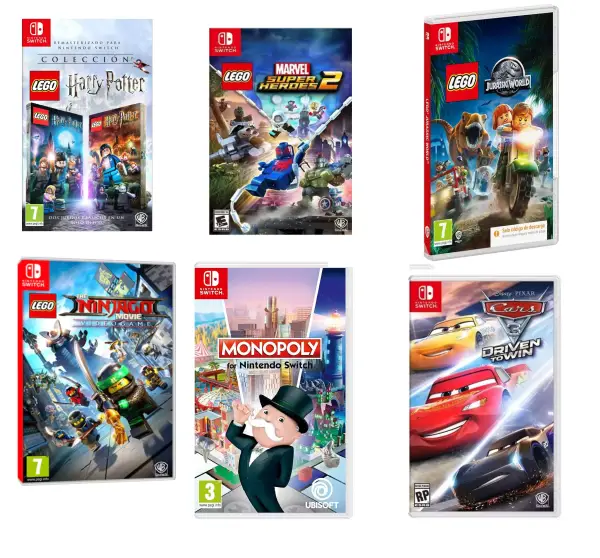 Recopilación de videojuegos para Nintendo Switch Recopilación de videojuegos para Nintendo Switch