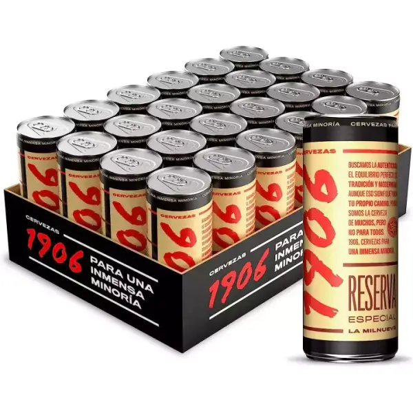 24x33cl Latas Cerveza 1906 Reserva Especial 24x33cl Latas Cerveza 1906 Reserva Especial