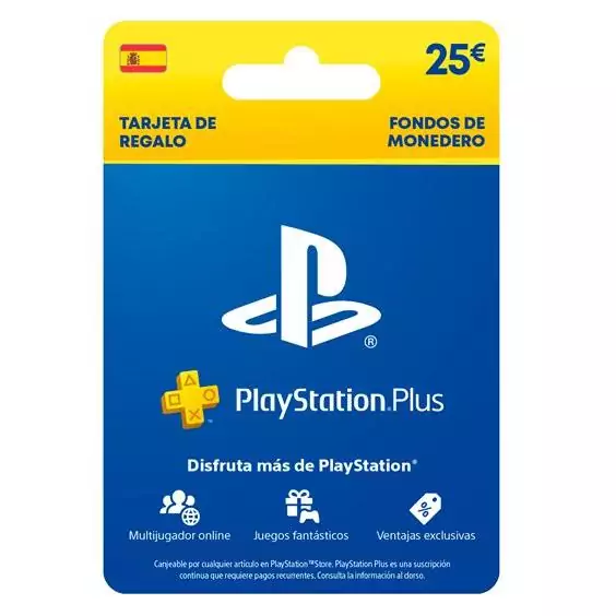 Tarjeta prepago PSN 25€ Tarjeta prepago PSN 25€
