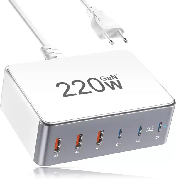 Estación de Carga 6 USB y PD 65W Estación de Carga 6 USB y PD 65W