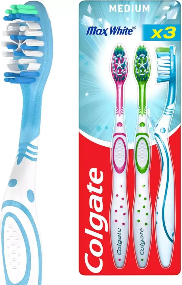Pack 3 cepillo de dientes Colgate Max White Pack 3 cepillo de dientes Colgate Max White