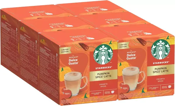 72 Cápsulas Pumpkin Spice Latte para Dolce Gusto 72 Cápsulas Pumpkin Spice Latte para Dolce Gusto
