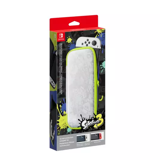 Funda Nintendo Edición Splatoon 3 + protector de pantalla Funda Nintendo Edición Splatoon 3 + protector de pantalla