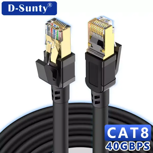 1m Cable Ethernet Cat 8 40Gbps 1m Cable Ethernet Cat 8 40Gbps