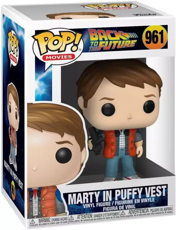 Funko Pop! Movies: Regreso al futuro Marty Mcfly In Puffy Vest Funko Pop! Movies: Regreso al futuro Marty Mcfly In Puffy Vest