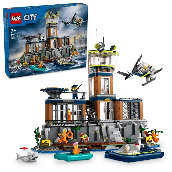 LEGO City Isla Prisión de la Policía LEGO City Isla Prisión de la Policía