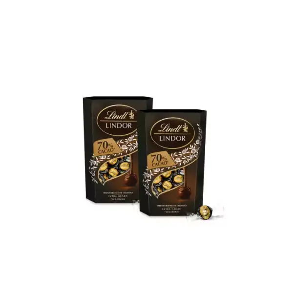 2x Bombones Lindor Cornet Chocolate Negro 70% Cacao 337g 2x Bombones Lindor Cornet Chocolate Negro 70% Cacao 337g