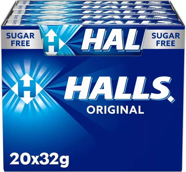 Pack con 20 Sticks de Halls Eucalipto Pack con 20 Sticks de Halls Eucalipto