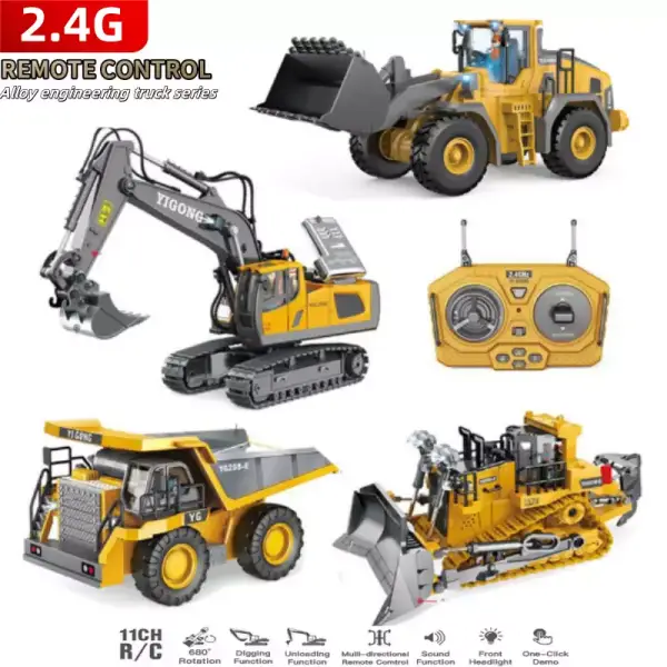 Camión volquete RC 2,4G para niños Camión volquete RC 2,4G para niños