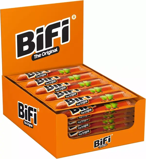 40x Tiras de salami BiFi original 20g 40x Tiras de salami BiFi original 20g