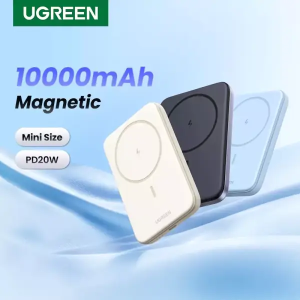 Power bank magnético PD20W Ugreen 10000mAh Power bank magnético PD20W Ugreen 10000mAh