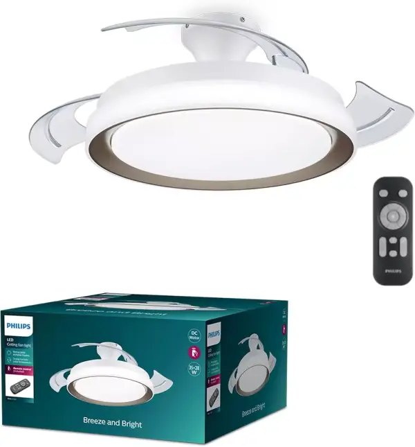 Ventilador de techo con luz Bliss 28W+35W Ventilador de techo con luz Bliss 28W+35W