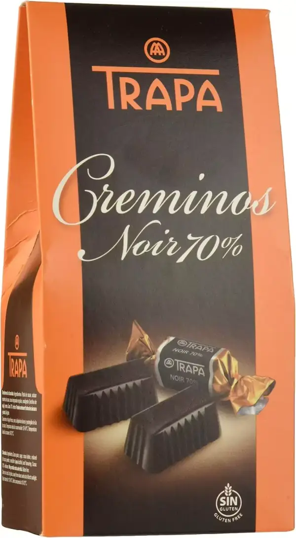Bolsa de Bombones Trapa Creminos Noir 70% 48gr Bolsa de Bombones Trapa Creminos Noir 70% 48gr