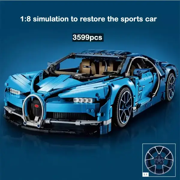 Bloques de construcción Bugatti Chiron 3599pcs Bloques de construcción Bugatti Chiron 3599pcs