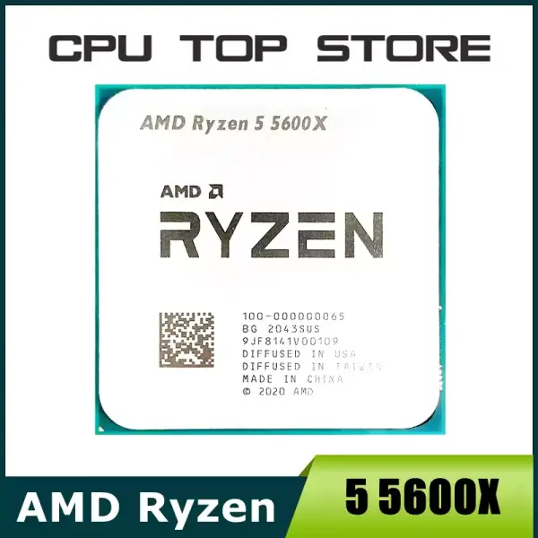 Procesador AMD Ryzen 5 5600X 3.7GHz Procesador AMD Ryzen 5 5600X 3.7GHz