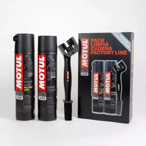 Motul Pack limpia Cadena C1+C4 Motul Pack limpia Cadena C1+C4