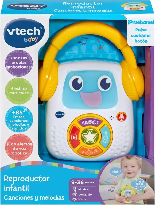 Reproductor infantil de canciones y melodías VTech Reproductor infantil de canciones y melodías VTech