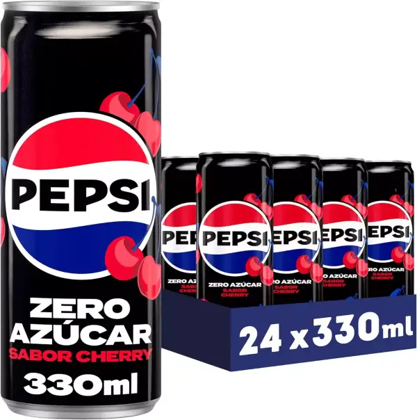 24x 330ml Lata Pepsi Zero Cherry 24x 330ml Lata Pepsi Zero Cherry