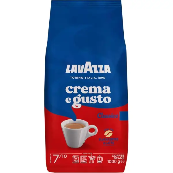 1 Kg Lavazza Café en grano Arábica y Robusta 1 Kg Lavazza Café en grano Arábica y Robusta