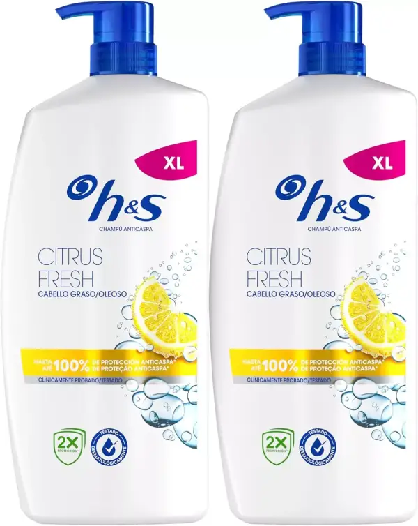 2x 1L H&S Citrus Fresh 2x 1L H&S Citrus Fresh