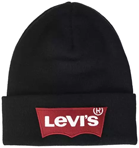 Gorro de Punto para Hombre Levi's Oversized color negro Gorro de Punto para Hombre Levi's Oversized color negro