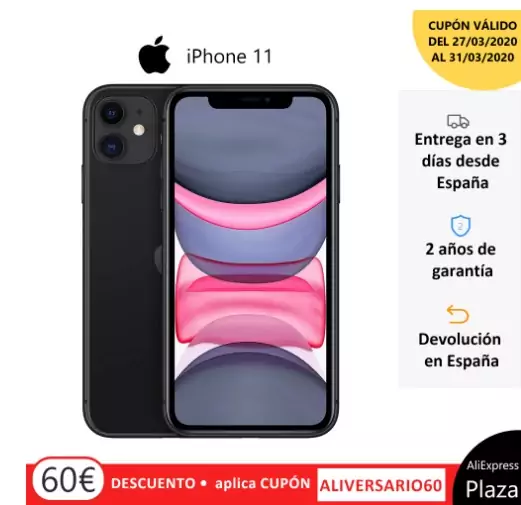 Apple iPhone 11 64Gb Pantalla 6.1" Apple iPhone 11 64Gb Pantalla 6.1"