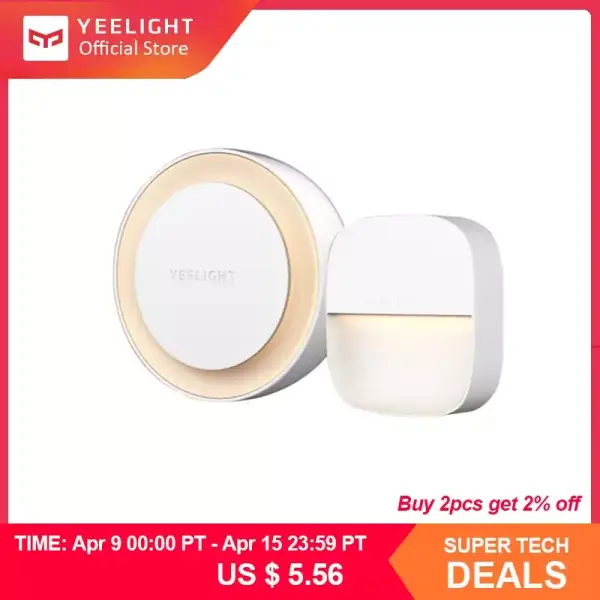 Luz nocturna inteligente Xiaomi Yeelight Luz nocturna inteligente Xiaomi Yeelight