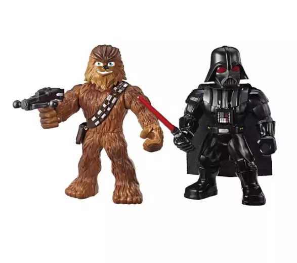Figuras Mega Mighties Star Wars Darth Vader y Chewbacca Figuras Mega Mighties Star Wars Darth Vader y Chewbacca