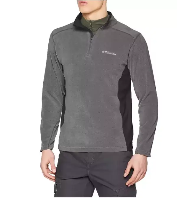 Forro polar Columbia Klamath para hombre gris talla XS Forro polar Columbia Klamath para hombre gris talla XS