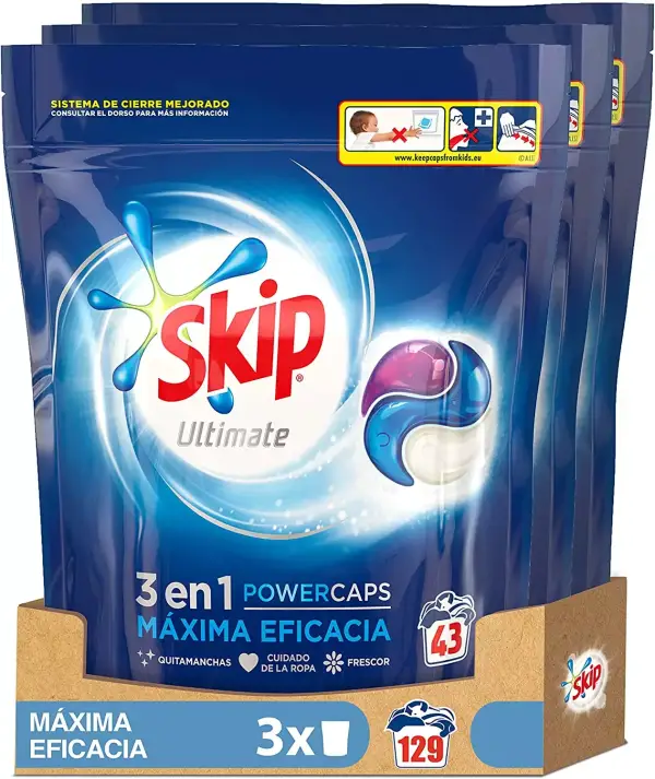 Skip Ultimate Triple Poder Máxima 129 lavados Skip Ultimate Triple Poder Máxima 129 lavados