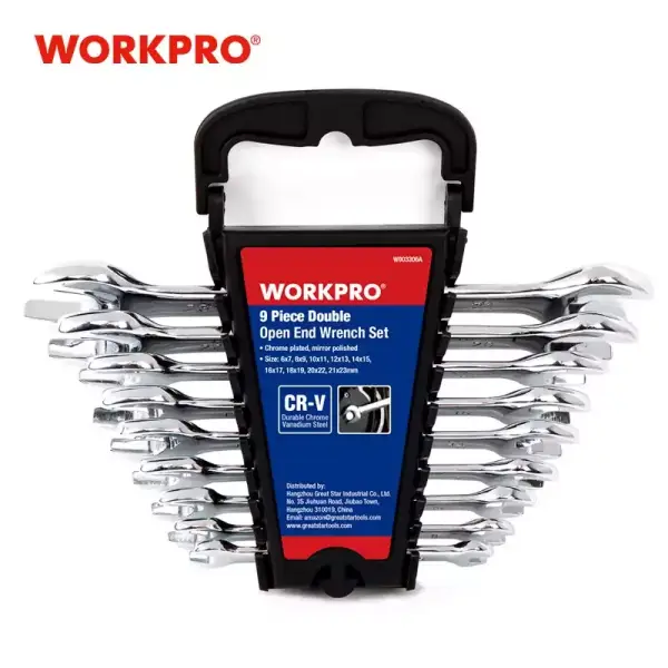 Juego de 9 llaves dobles Workpro Juego de 9 llaves dobles Workpro