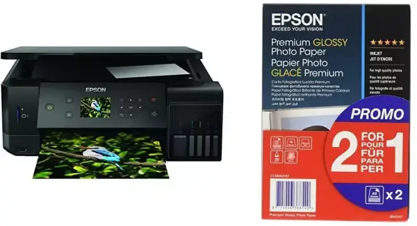 Impresora Epson EcoTank ET-7700 + Papel fotográfico Impresora Epson EcoTank ET-7700 + Papel fotográfico