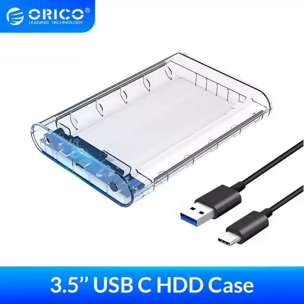Carcasa USB-C ORICO para discos duros 3,5" Carcasa USB-C ORICO para discos duros 3,5"