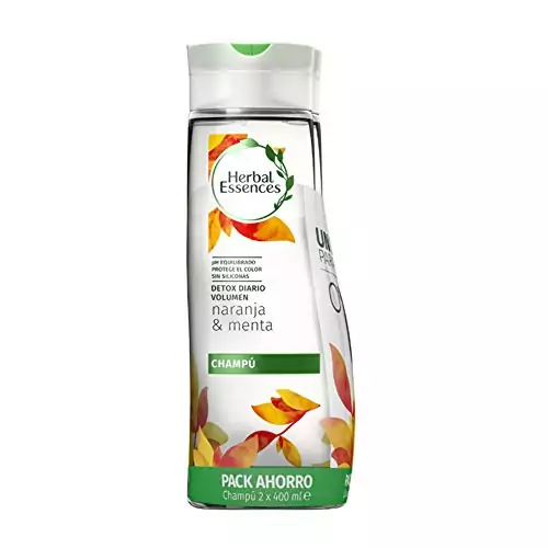Herbal Essences Naranja y Menta Pack de 2 Champú 400ml Herbal Essences Naranja y Menta Pack de 2 Champú 400ml