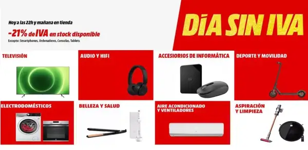FINDE SIN IVA en MediaMarkt FINDE SIN IVA en MediaMarkt