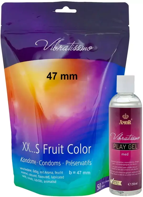 Pack de 50 preservativos Vibratissimo + lubricante de 250ml Pack de 50 preservativos Vibratissimo + lubricante de 250ml