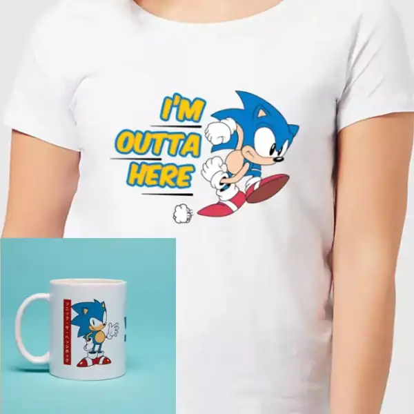 Camiseta + Taza de Sonic en Zavvi Camiseta + Taza de Sonic en Zavvi
